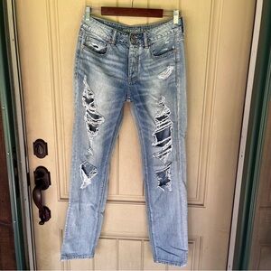 American Eagle Outfitters Ripped Denim Jeans
